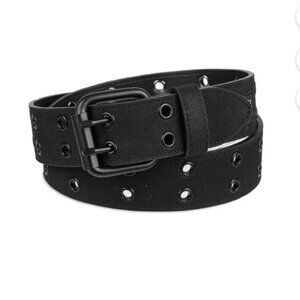NEW DICKIES SZ 44 Men's Genuine Casual Black Grommet Fully Adjustable Belt